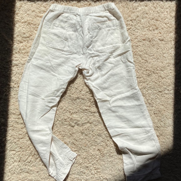 J.Crew White linen pant - Picture 3 of 3